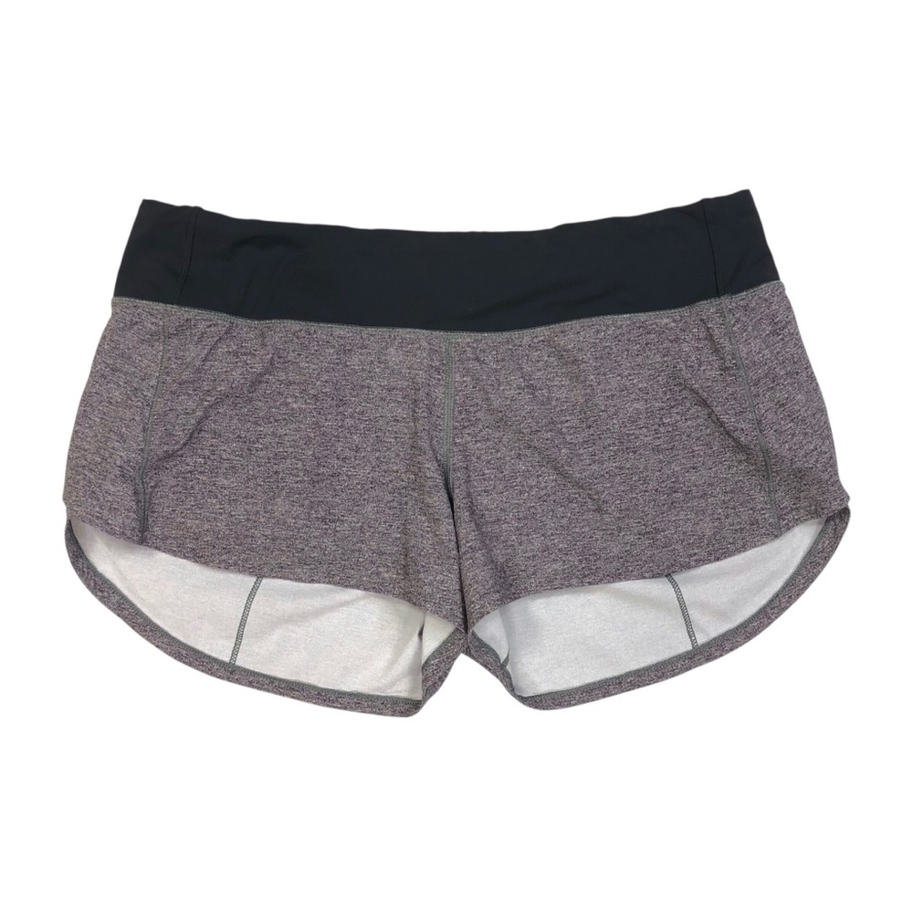 Lululemon Home Stretch Shorts Size 8 Regular Gray 3" Inseam Lined